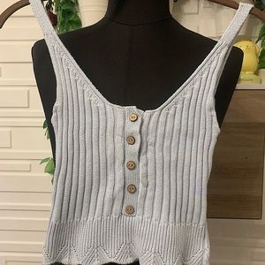 3 Different “Knitted” Camisole/Tanktops